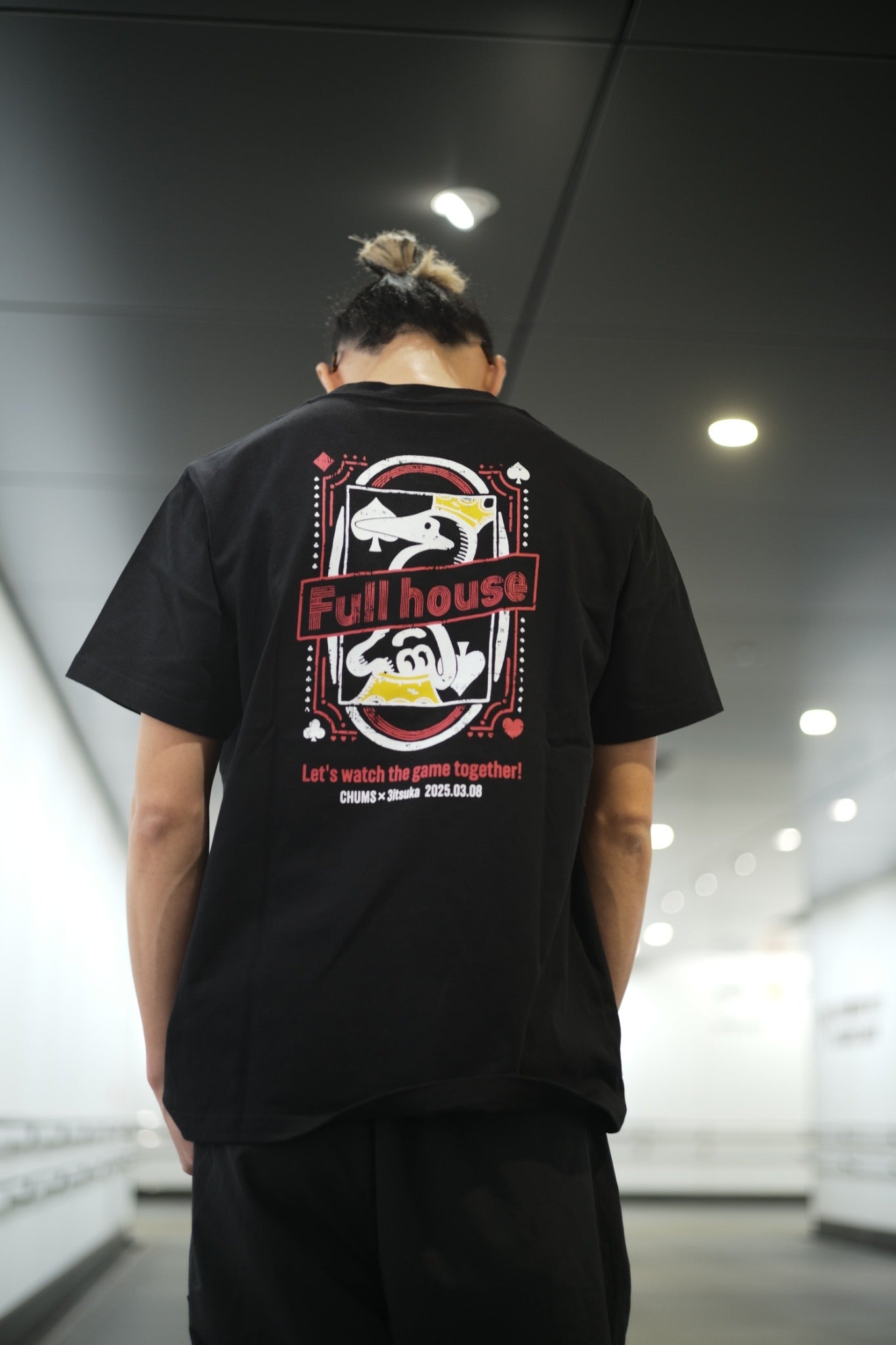 CHUMS×Full House Cotton T-shirt